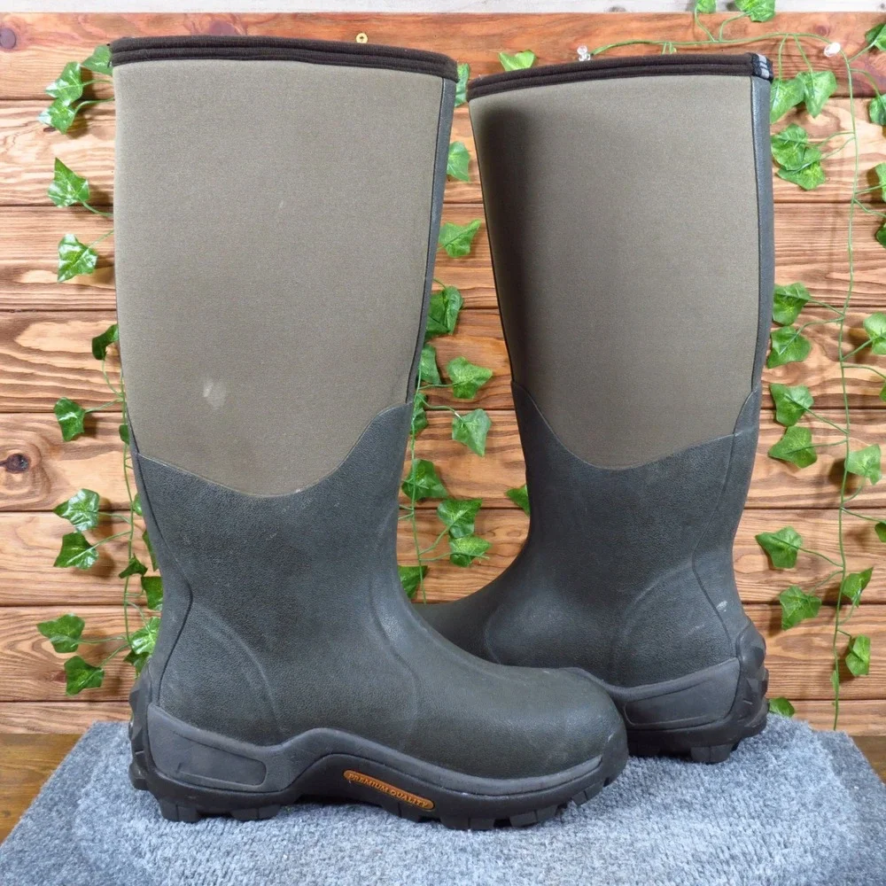 Muck Boot Company Wetland Men 7/7.5 Women 8/8.5 Hunting Fishing Boot Bark Brown